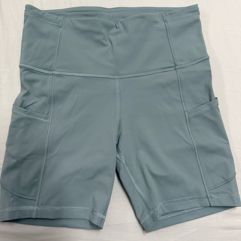 Lululemon fast and free 6” shorts chambray